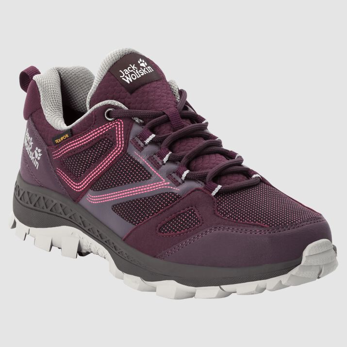 Zapatillas Senderismo Jack Wolfskin Downhill Texapore Low Mujer Vino/Rosas Mexico-1837654